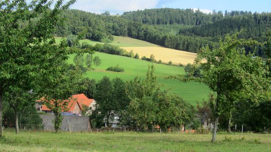 Agriculture nature landscape photo