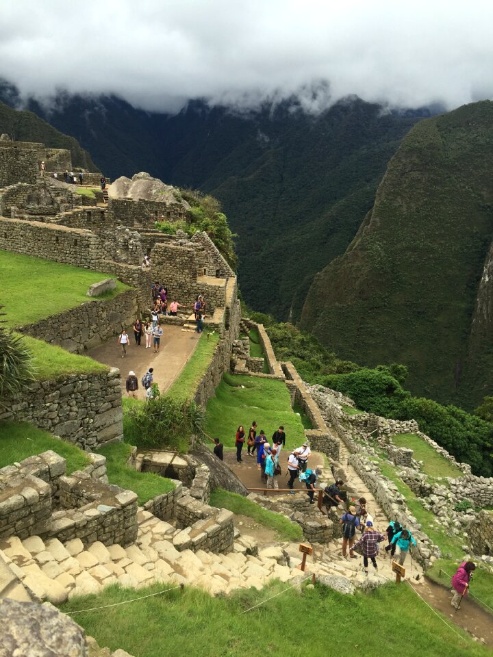 Landscape mountain ruins