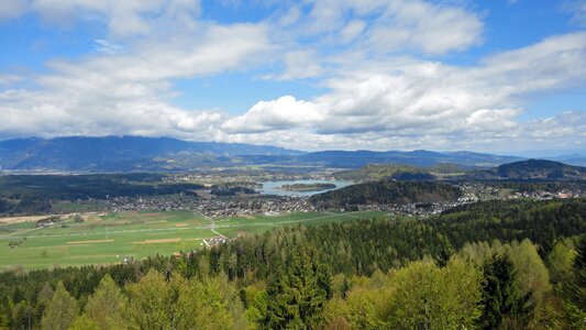 Panorama landscape spring
