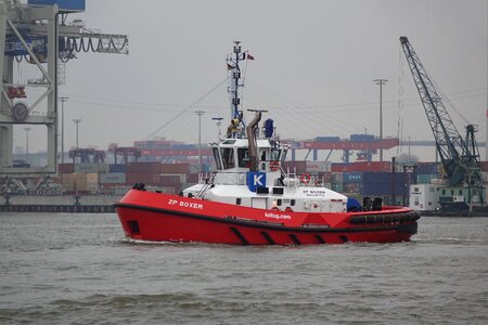 Port tug hamburg photo