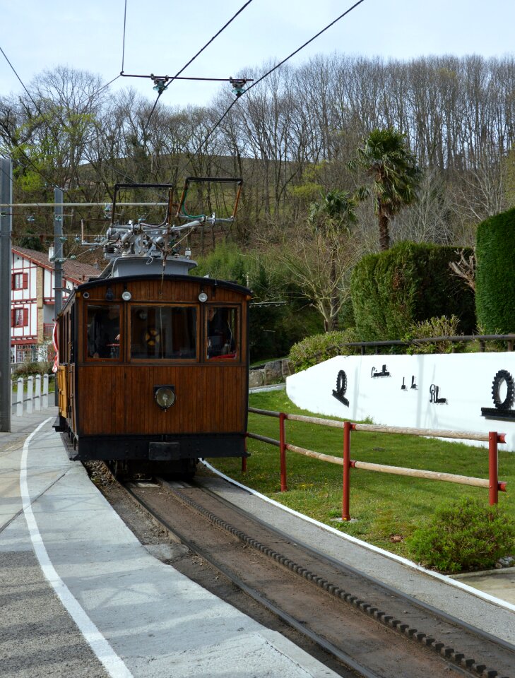 Cogwheel train the rhune mountain basque coast