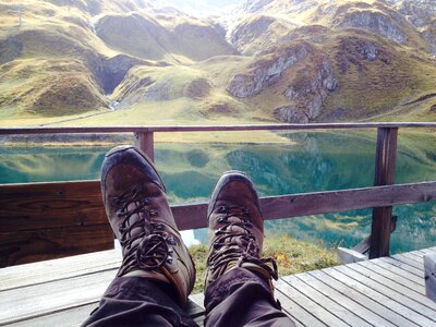 Relax mountains hiking