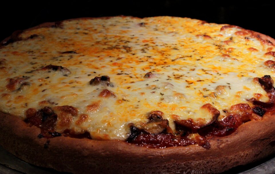 Mushroom bake closeup