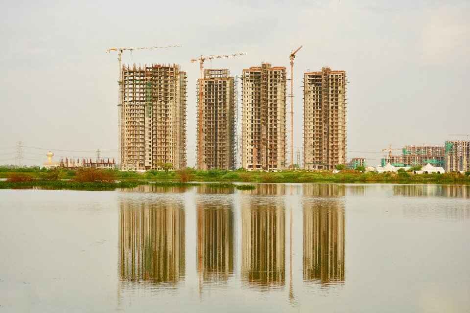 City water reflection
