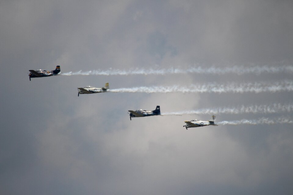 Airplane demonstration gray plane