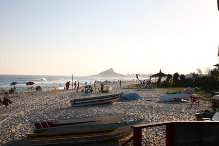 Brazil sky beach chair photo