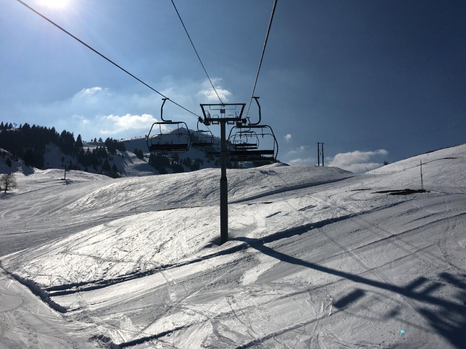 France mountain chair lift photo