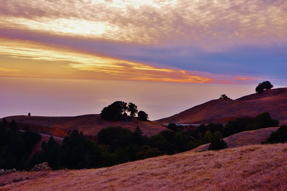 Sunset landscape wilderness