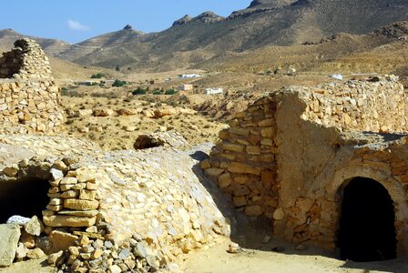 Ruins desert mineral