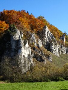 Landscape autumn rocks