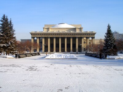 The opera house winter siberia