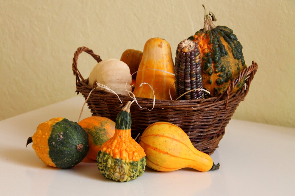 Crop basket autumn
