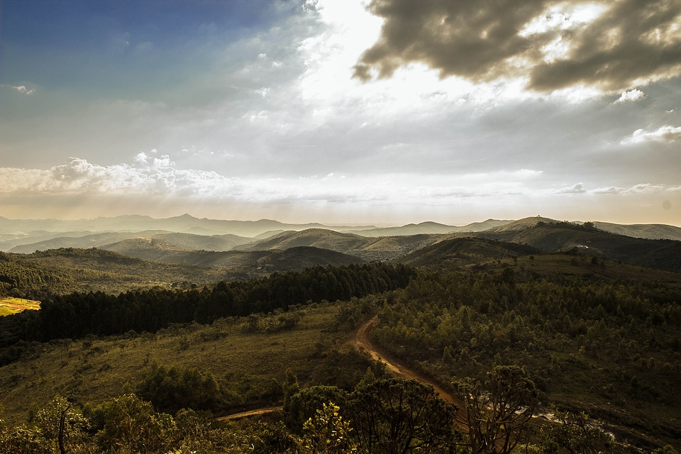 Landscape relaxing meditation