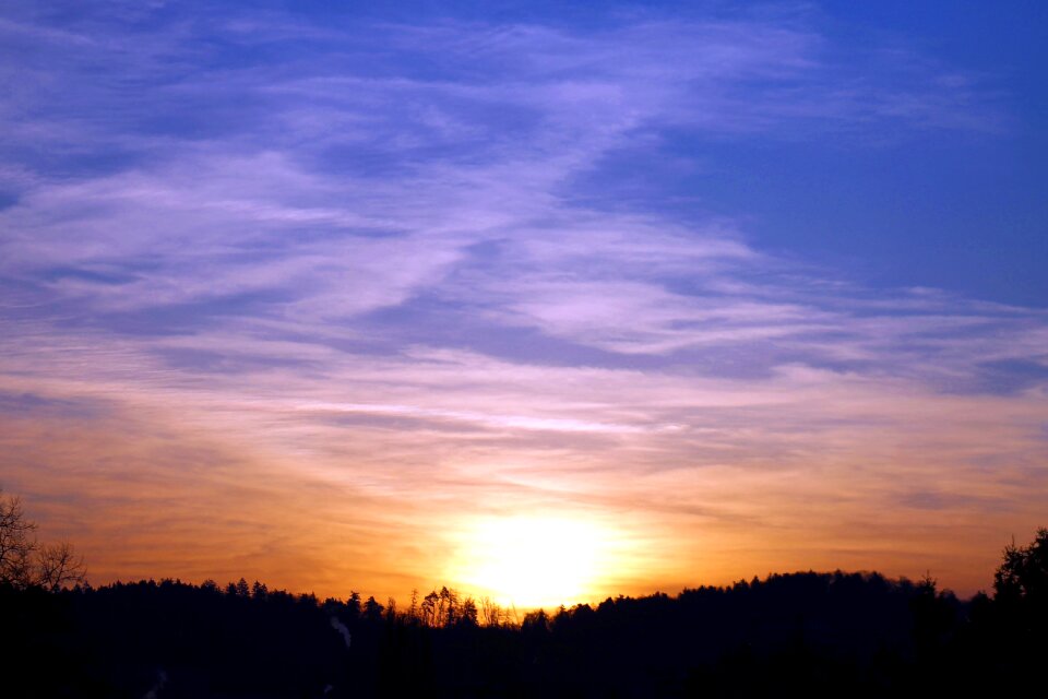 Abendstimmung sky sun