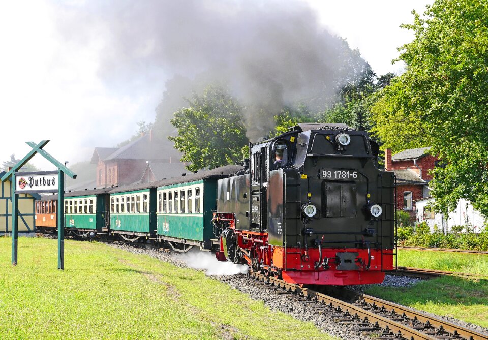 Exit departure narrow gauge