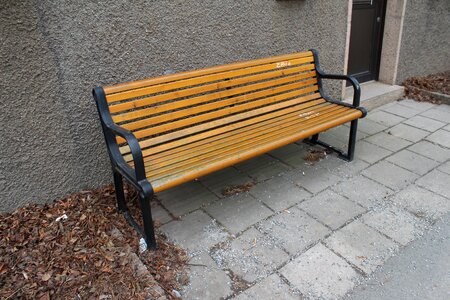 Bench park bench rest photo