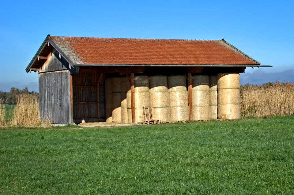 Barn nature field photo