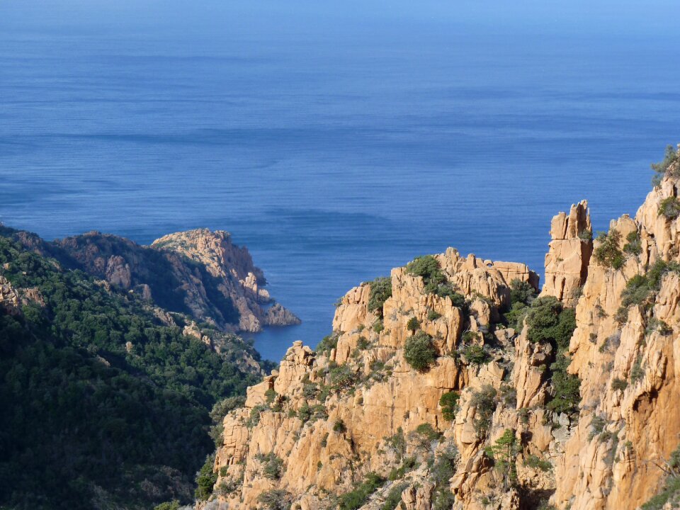 Creeks of piana corsican winter