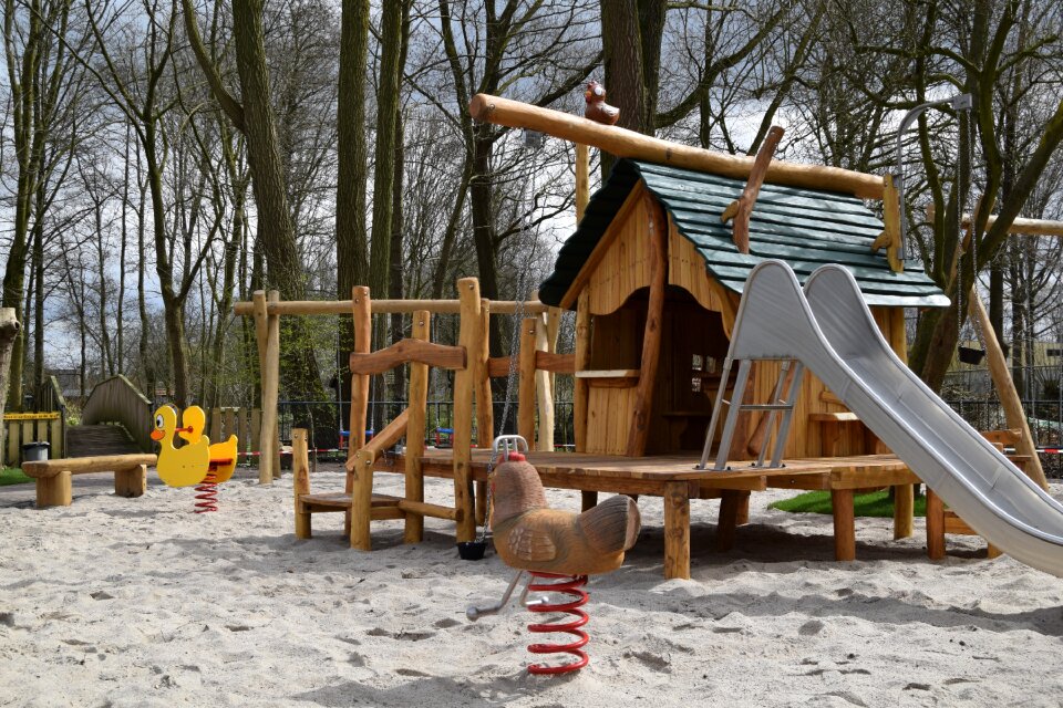 Children's playground petting playset
