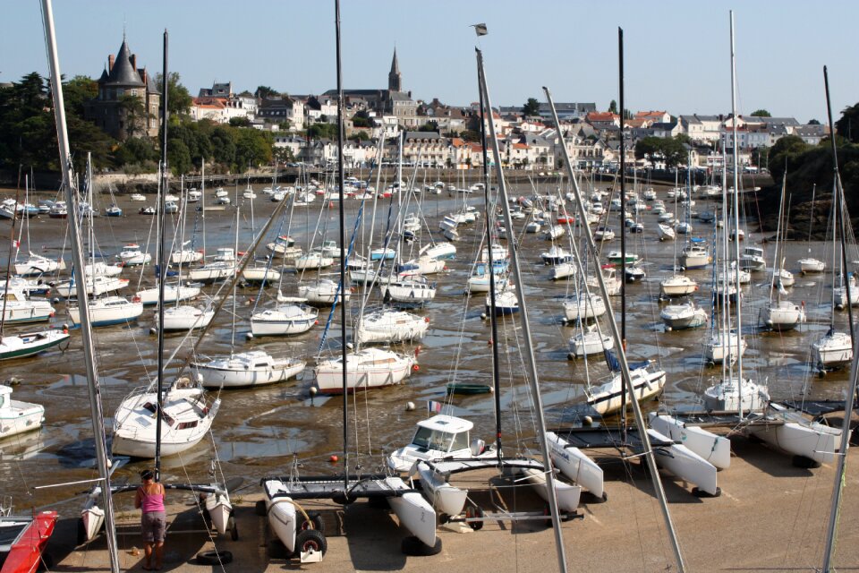 Sea pornic fishing boats