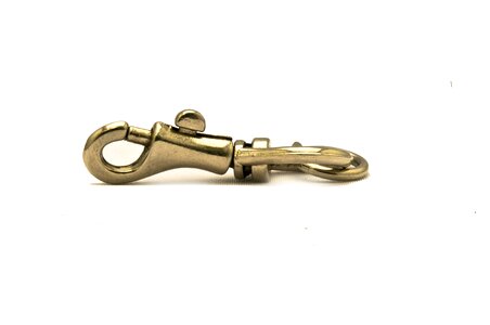 Tool metal swivel flag snap