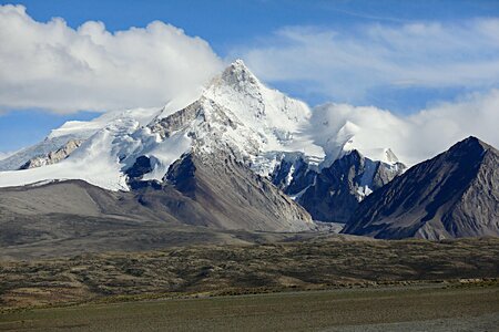 Prairie alpine white cloud photo