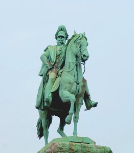 Equestrian statue king of prussia bronze