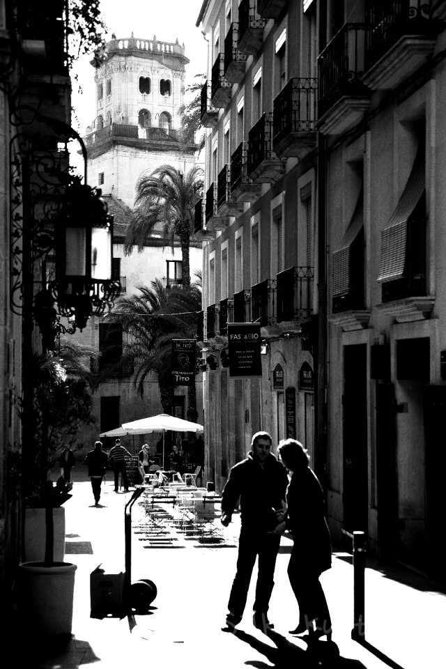 Piled human black and white