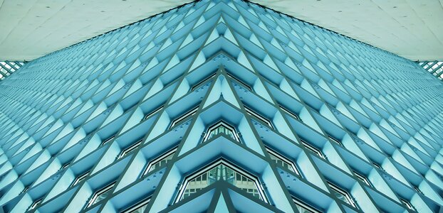 Architecture blue business photo