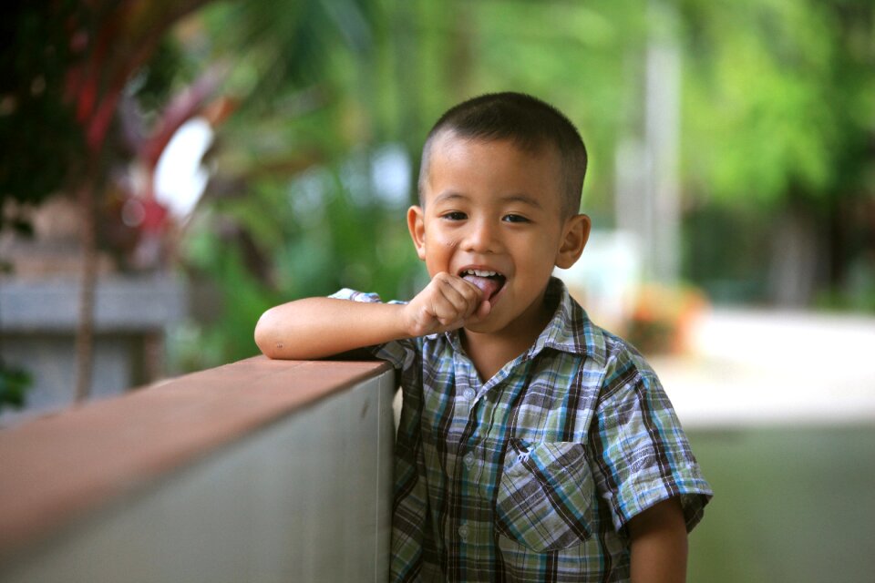 Beautiful smile little kids smile photo