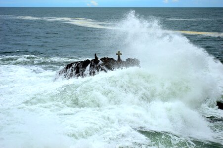 Atlantic rock tide photo