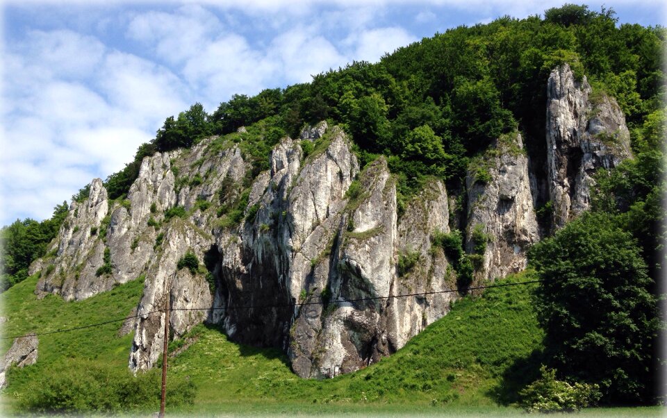 The national park nature rock