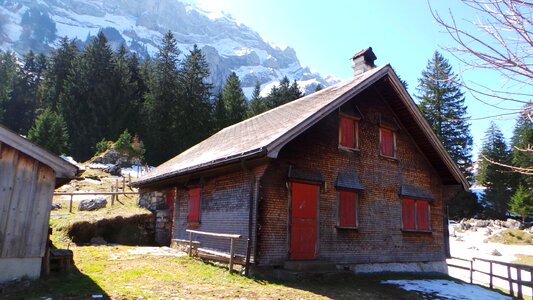 Landscape nature building photo