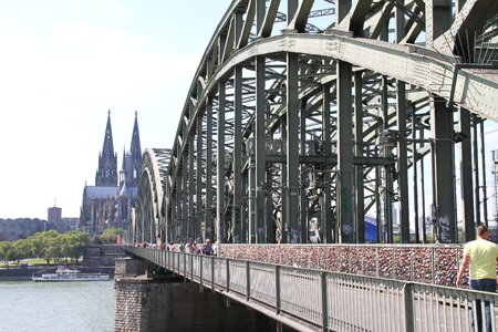 Bridge cathedral rhine