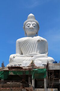 Buddhism temple statue photo