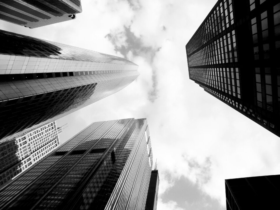 Skyscraper urban downtown