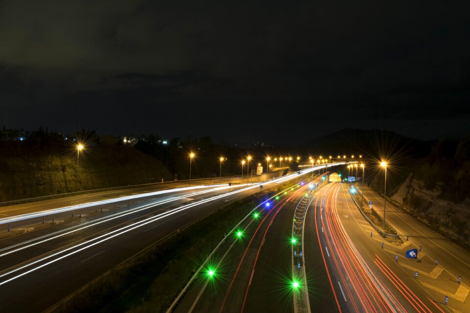 Night stelae highway