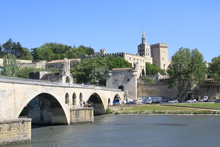 France rhone pont d'avignon photo