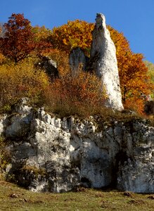 The national park autumn rocks