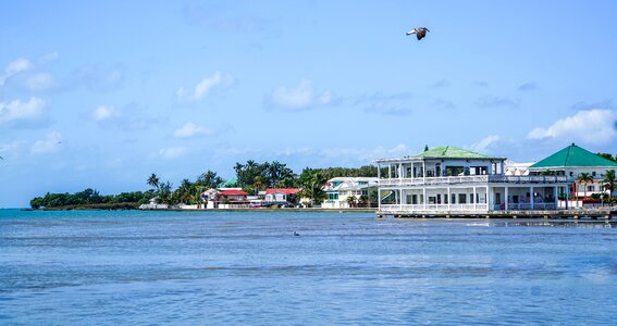 Belize water blue photo