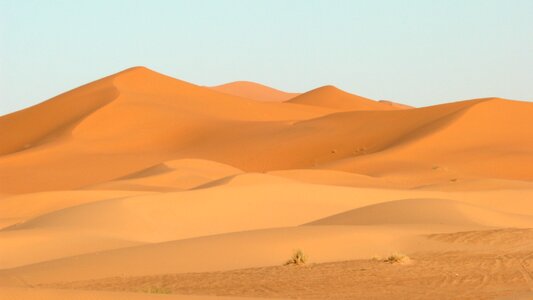 Sahara morocco sand dunes photo