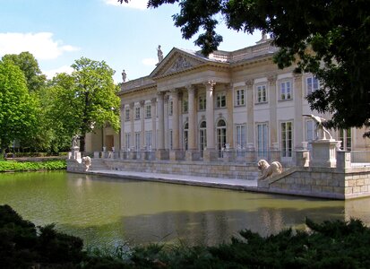 Park łazienkowski royal bathroom poland