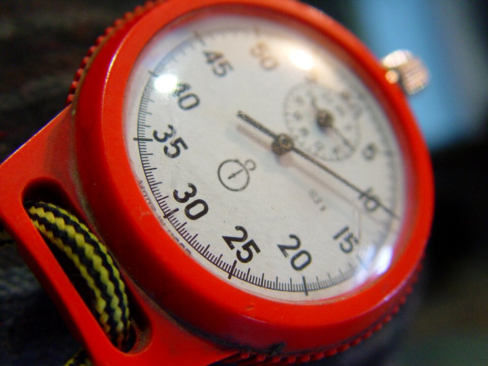 Stopwatch sports speed