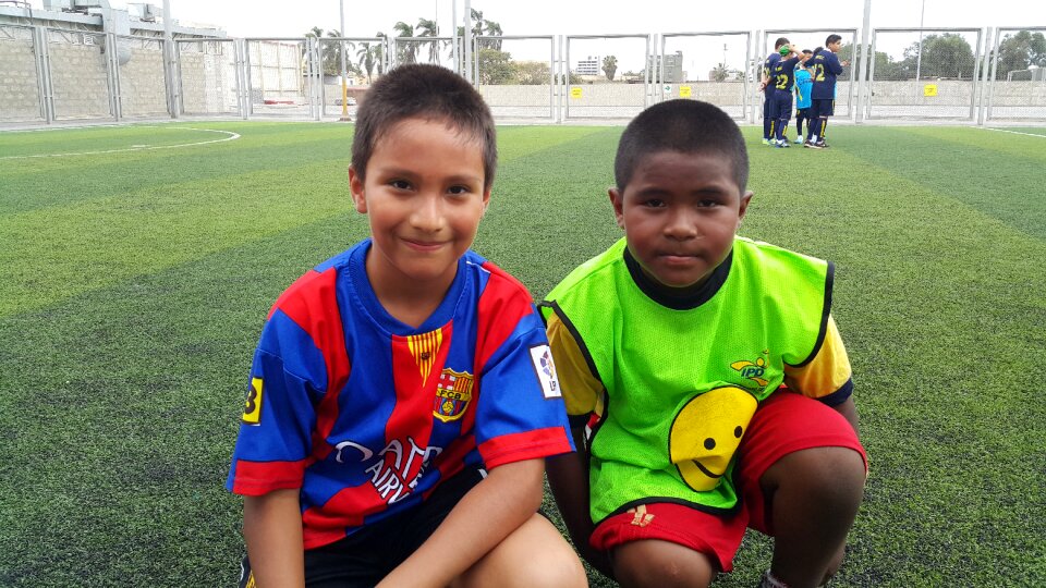 Football barcelona portrait