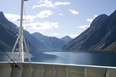 Fjords cruise sea photo