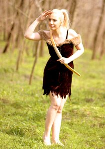 Blonde wild forest
