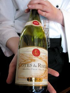 Celebration white wine restaurant
