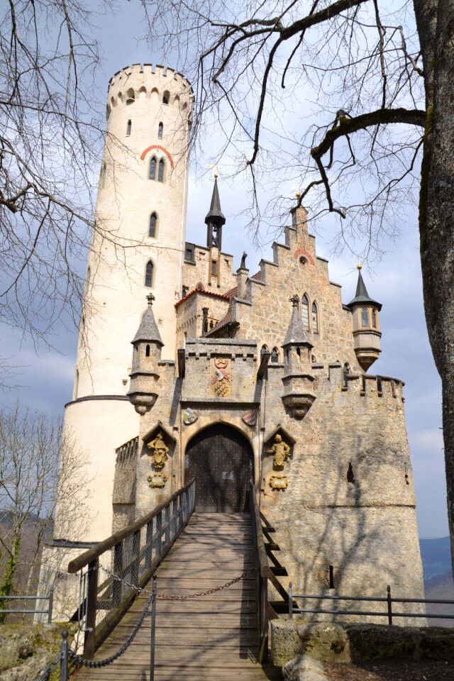 Medieval lichtenstein castle