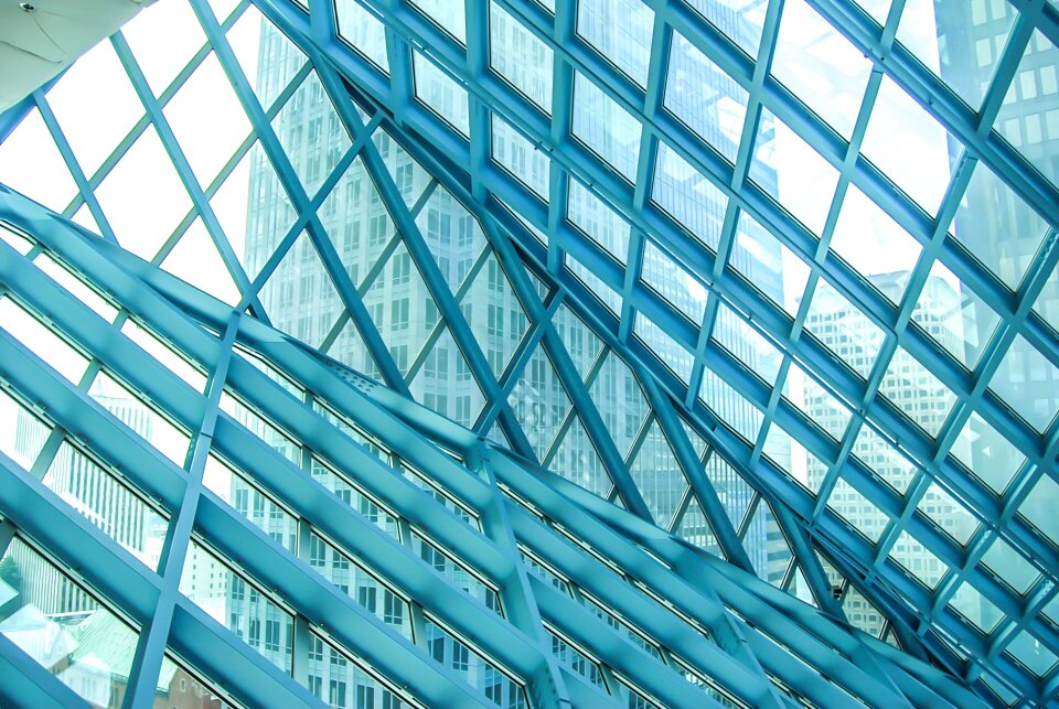 Interior blue modern