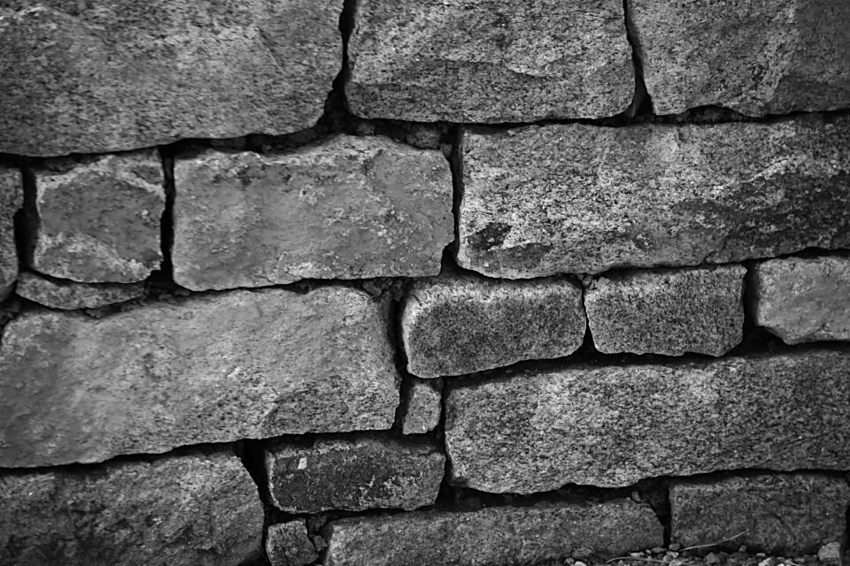 Former village wall stone